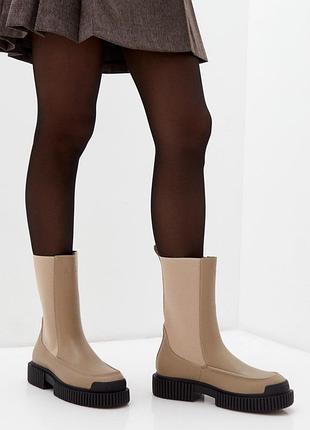 Жіночі, демі, стильні челсі *armani exchange*