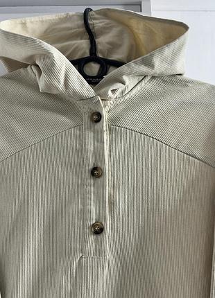 Вельветова кофта худі zara 3