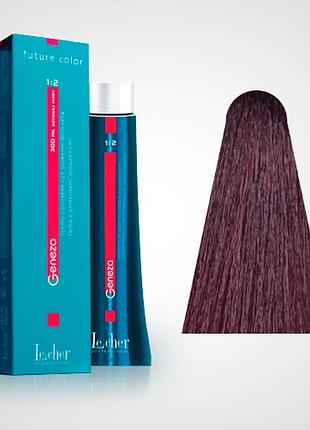 Крем-краска для волос geneza 5.69 (5br) вишня в шоколаде le cher 100 мл