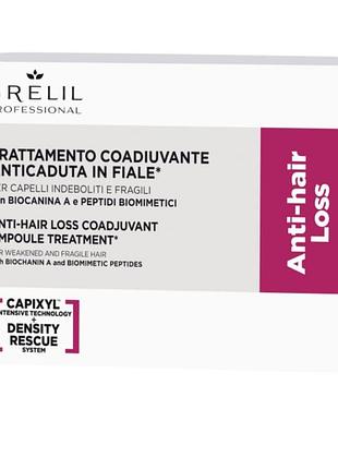 Лосьйон проти випадіння волосся brelil adjuvant anti hair loss 10 ампул по 6 мл