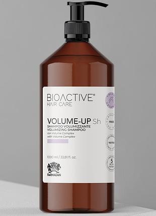 Шампунь farmagan volume-up bioactive hc для збільшення об'єму волосся 1000 мл