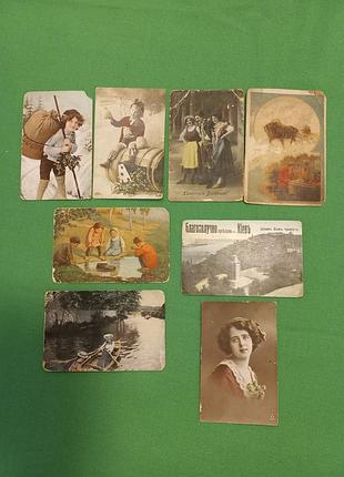 Открытки 1910-1915 г. раритет vintage. винтаж . 8шт.
