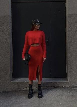 Костюм вязаный шерстяной patrizia pepe