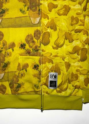 Zip hoodie bathing ape x van gogh museum | кофта бейп ван гог