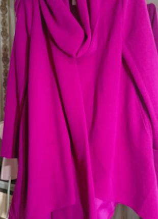 Кардиган женский удлиненный, цвет фуксия, размер m,l