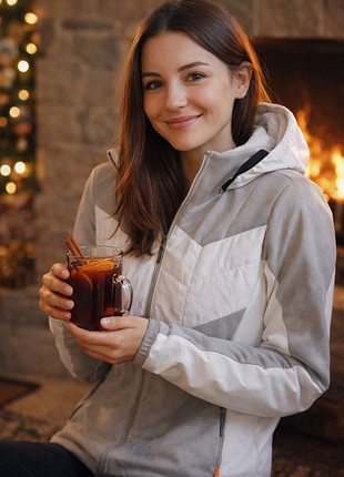 Серая лыжная кофта icepeak