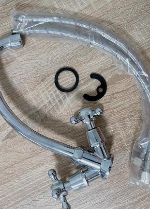 Смеситель olympic 2710 хром, силумин, керамические детали внутри