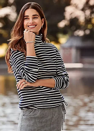 Женский вафельный топ petite