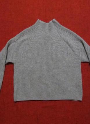 Pure cashmere c&a кашемірова кофта в рубчик светр під горло 100% кашемір