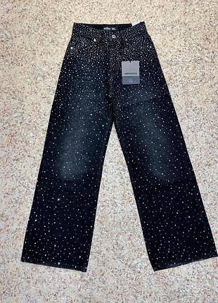 💎 чорні джинси зі стразами  💎