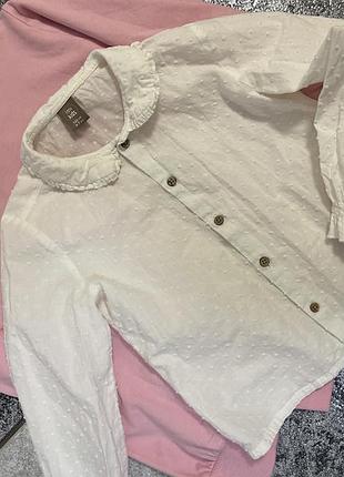 Сорочка для дівчинки біла