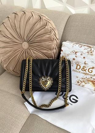 Сумка жіноча dolce & gabbana black у стилі бренду