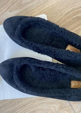 Балетки з хутром