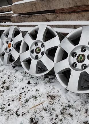 Оригінальні диски skoda, vw, seat, audi- r15, 5*112, 6j, et47