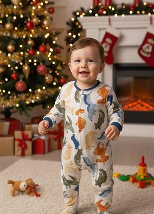 Флисовый человечек sleep на 12 месяцев 80 см