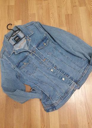 Джинсова куртка zara