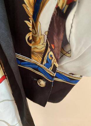Роскошное шелковое платье оригинал versace 5