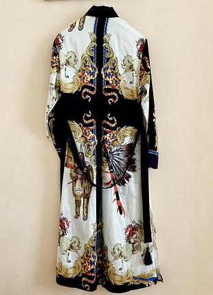 Роскошное шелковое платье оригинал versace 6