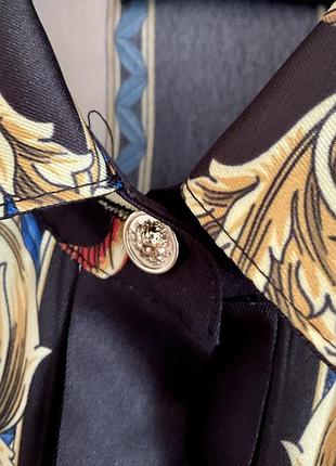 Роскошное шелковое платье оригинал versace 9