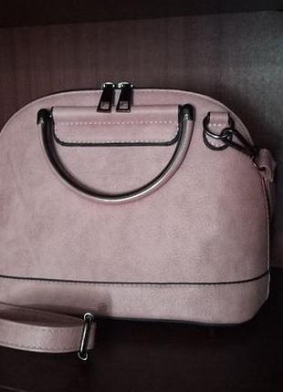 Сумка пудрового цвета (розовая)
