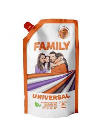 Гель для стирки универсальный 1л (doypack) тм family