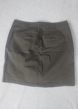 Юбка цвет хаки 2