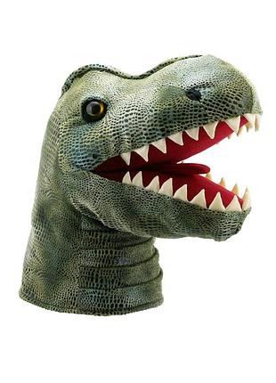 Большая голова динозавра кукла на руку the puppet company
