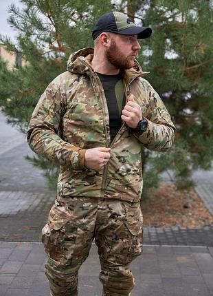 🖍куртка зимняя, микро пуховик yinren multicam (мультикам)