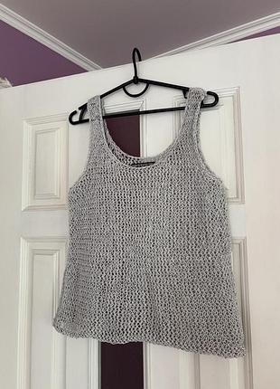 Майка топ вінтажна вінтаж y2k в стилі кольчуга avant garde opium drykorn