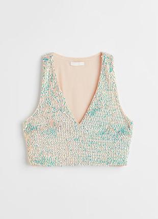 Дуже класний топ в паєтки