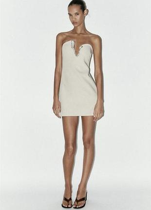 Сукня жіноча із стразами zara