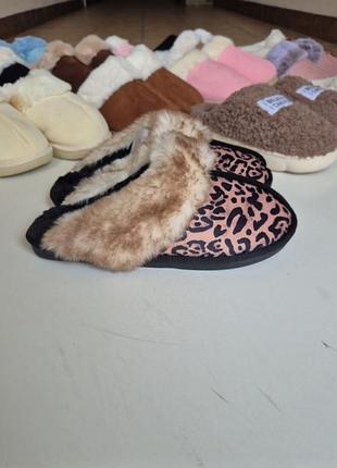 Капці 43 р хутрові шльопки хутро шльопанці