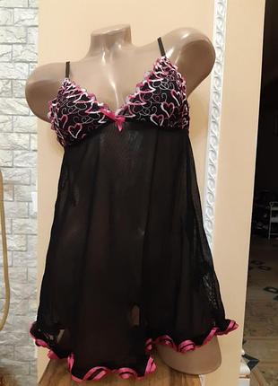 Напівпрозорий пеньюар