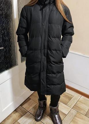 Зимняя куртка-пуховик удлиненная подростковая