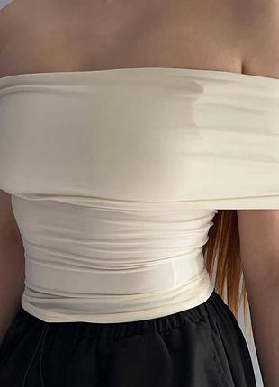 Топ білий h&m