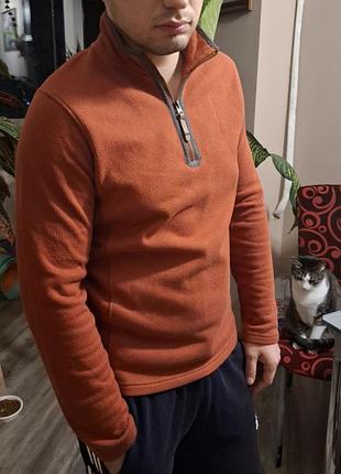Якісна чоловіча 1/4 зіп кофта s с
