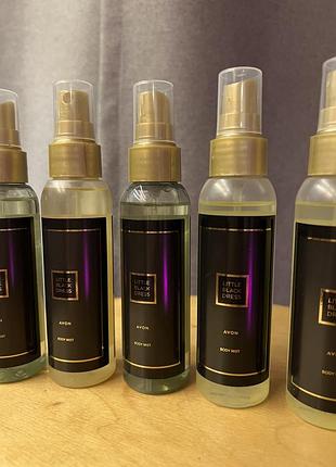 Avon little black dress парфумований спрей для тіла