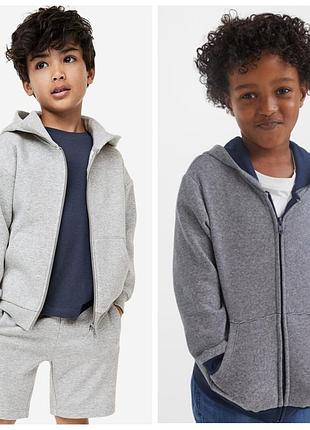 Теплые толстовки худи на молнии для мальчиков от h&amp;m