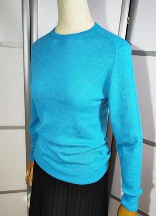 Бирюзовый свитер zara 2