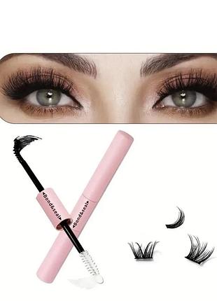 Клей для ресниц bond and seal 2 в 1 чёрный клей и закрепитель для накладных ресниц