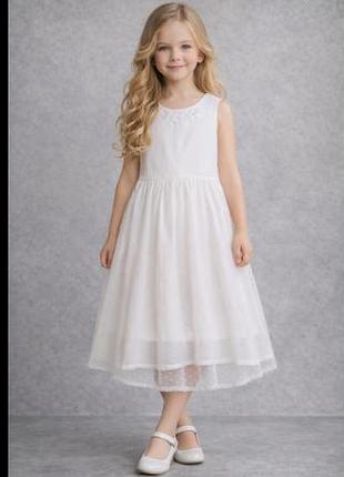 Стильна святкова фактурна шифонова сукня george