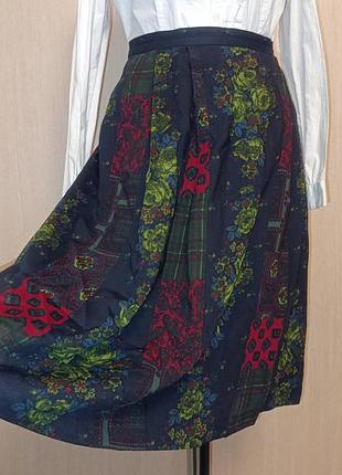 Шерстяная винтажная юбка. австрия