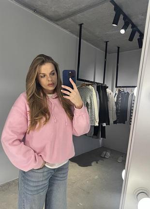Рожеве кенгуру на флісі zara