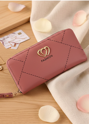 Кошелек женский пудровый код 461
