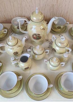 ‼️порцеляна,чайно-кавовий сервіз мадонна гр порцеляновий завод kahla 70 рр.