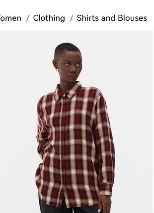 Женская домашняя фланелевая рубашка размера xs