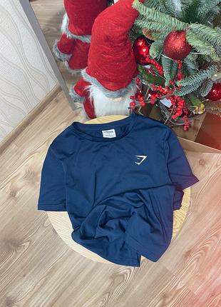 Темно-синя спортивна футболка від gymshark