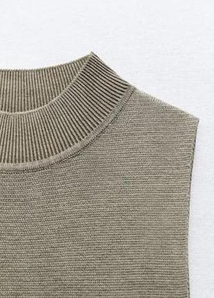 Сукня жіноча варка хакі від zara міді довга максі тренд