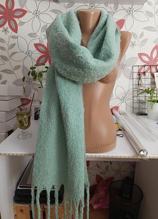 Слой женский с дредами теплый мятный бирюзовый