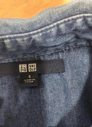 Uniglo сорочка джінсова